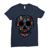 loco coco skul Ladies Fitted T-Shirt