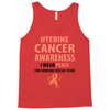 wear peach for uterine cancer Tank Top