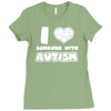 i love someone with autism Ladies Fitted T-Shirt