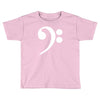 bass cleff funny Toddler T-shirt
