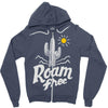 roam free Zipper Hoodie