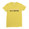 Lesbians Do It Better Ladies Fitted T-Shirt