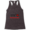 you stole my heart (2) Racerback Tank