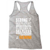 Strong Independent Motivated Gemini Racerback Tank