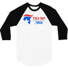 trump 2016 there will be hell toupee 3/4 Sleeve Shirt
