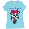 gimme a hug Ladies Fitted T-Shirt