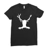 hannibal   stag Ladies Fitted T-Shirt