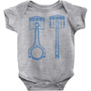 sketch of piston Baby Bodysuit