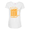iowa city beer Maternity Scoop Neck T-shirt