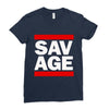 Martinez Twins savage Ladies Fitted T-Shirt