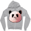 panda in love Zipper Hoodie