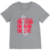 walker high marching band one sound one band one love V-Neck Tee