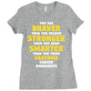 Sarcoma Cancer Awareness Ladies Fitted T-Shirt