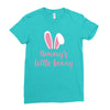 Mommy's Little Bunny Easter Themed Ladies Fitted T-Shirt