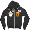 my gut my choice Zipper Hoodie