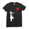 banksy style Ladies Fitted T-Shirt