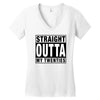 straight outta my twenties Women's V-Neck T-Shirt
