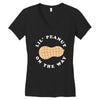 Little Peanut on the Way Women's V-Neck T-Shirt