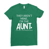the cool fun and favorite aunt Ladies Fitted T-Shirt
