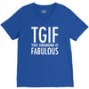 tgif grandma fabulous funny V-Neck Tee