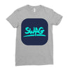 swag blu Ladies Fitted T-Shirt