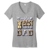 yorkie dad Women's V-Neck T-Shirt