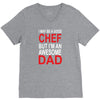 awesome chef dad V-Neck Tee