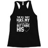 military has my soldier i have his heart Racerback Tank