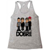 dobre twins dobre brother Racerback Tank