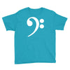 bass cleff funny Youth Tee