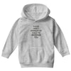 don't interrupt me Youth Hoodie