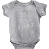 best men are born in 1957   60th birthday Baby Bodysuit