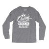 Queens Are Born In August Long Sleeve Shirts