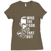 Who the Fook Is That Guy, McGregor VS Alvarez Ladies Fitted T-Shirt