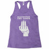 read between the lines Racerback Tank