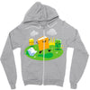 no jacket required Zipper Hoodie