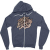 eat your heart out zombie run Zipper Hoodie