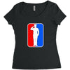 bestaande uit militair Women's Triblend Scoop T-shirt