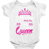 Celebrating With the 5th Birthday Queen Baby Onesie