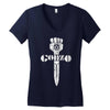 hunter s thompson Women's V-Neck T-Shirt