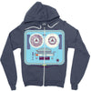 reel to reel Zipper Hoodie
