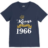 kings are born in 1966 V-Neck Tee