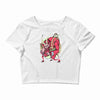 krampus (blood red) Crop Top