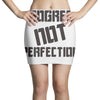 progress not perfection Mini Skirts