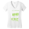 halloween nurses Women's V-Neck T-Shirt