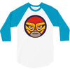 lucha libre   red 3/4 Sleeve Shirt