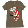can't find me! Ladies Fitted T-Shirt