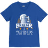Beer A Way Of Life V-Neck Tee