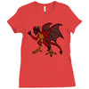 pug Ladies Fitted T-Shirt