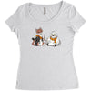 the owl and the weasel Women's Triblend Scoop T-shirt
